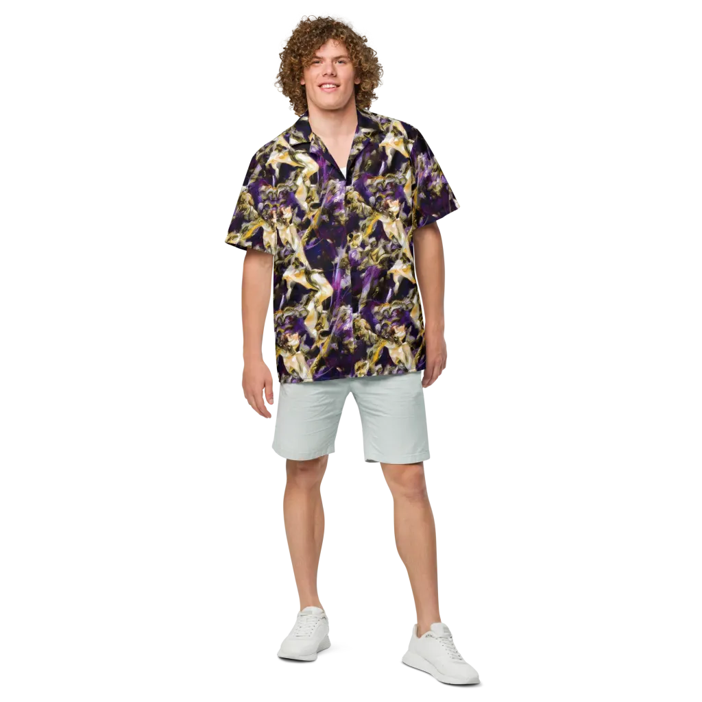 Amethyst Tempest on Button Shirt — Front