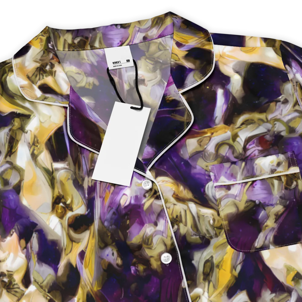 Amethyst Tempest on Women's Short Sleeve Pajama Top — Product details