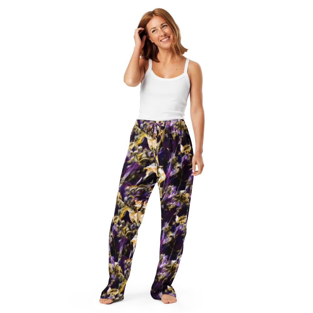 Amethyst Tempest on Women's Pajama Pants — Front