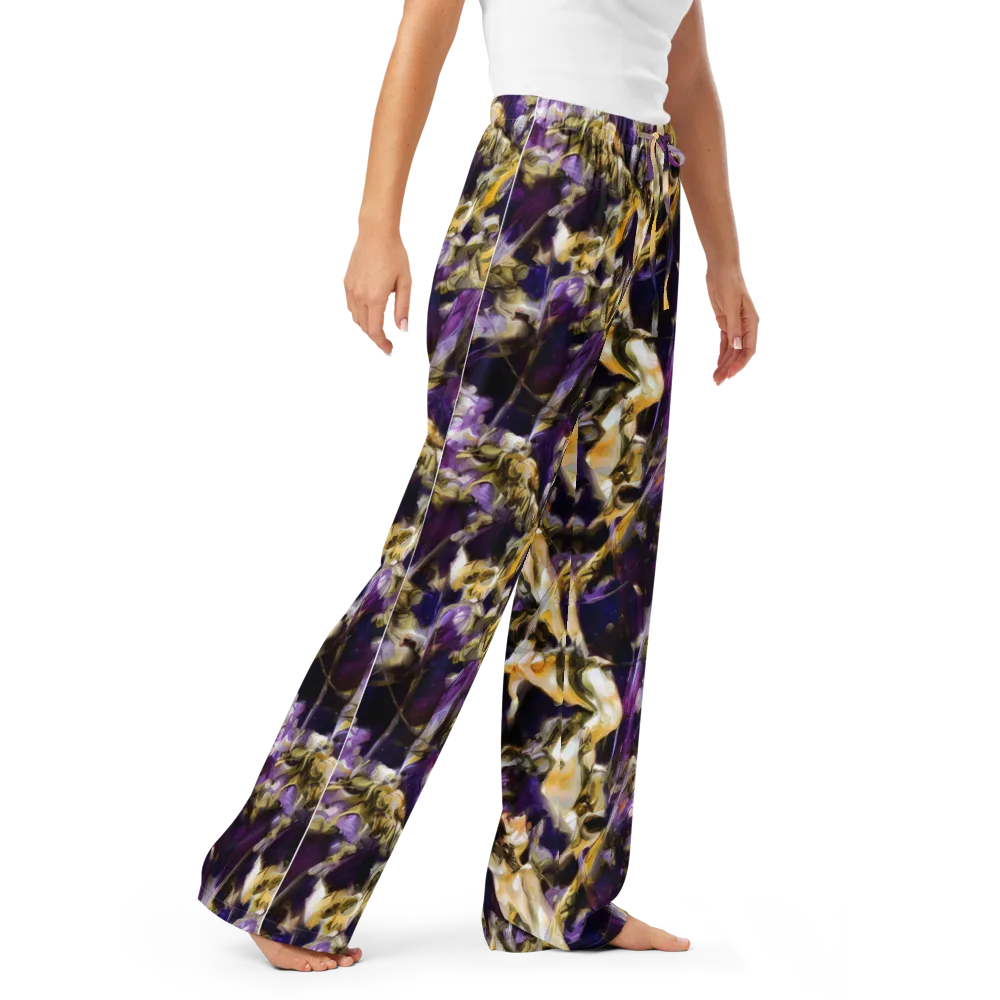 Amethyst Tempest on Women's Pajama Pants — Right Front