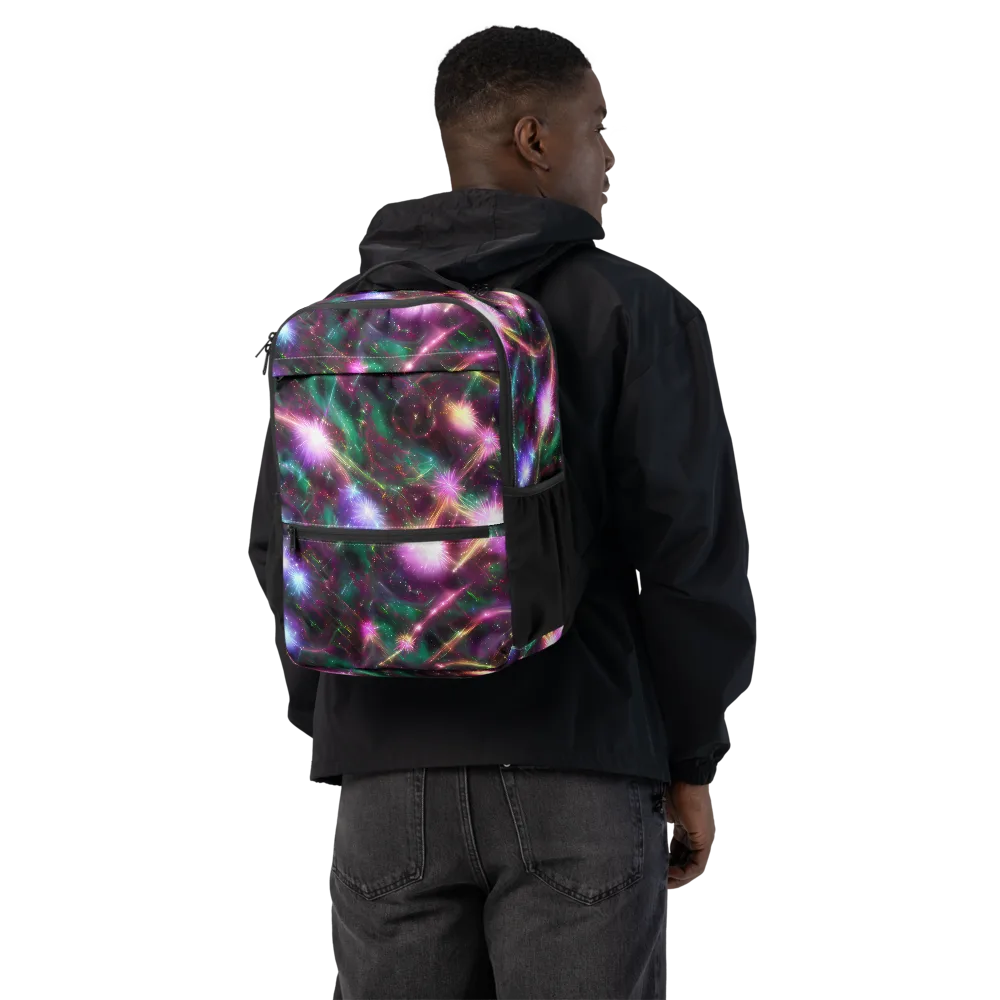 Astral Fireworks on Utility Backpack — Back