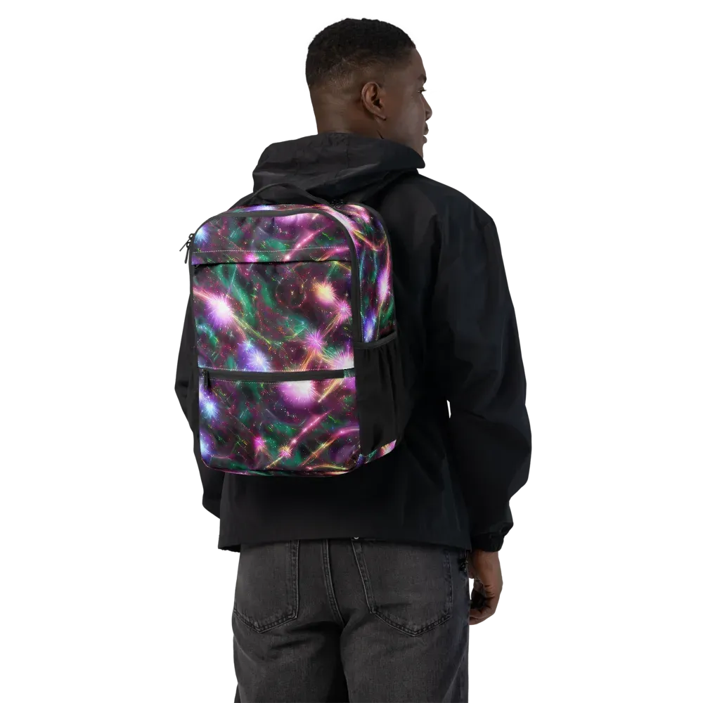 Astral Fireworks on Utility Backpack — Back