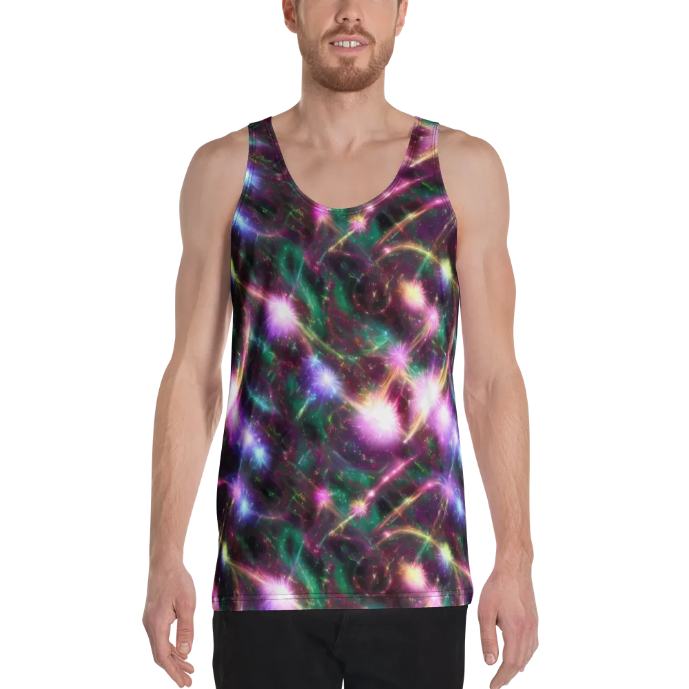 Astral Fireworks on Men's Tank Top — Front