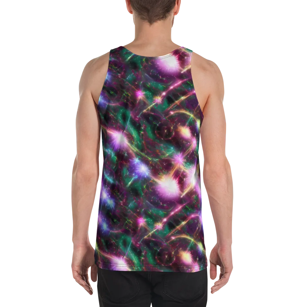 Astral Fireworks on Men's Tank Top — Back