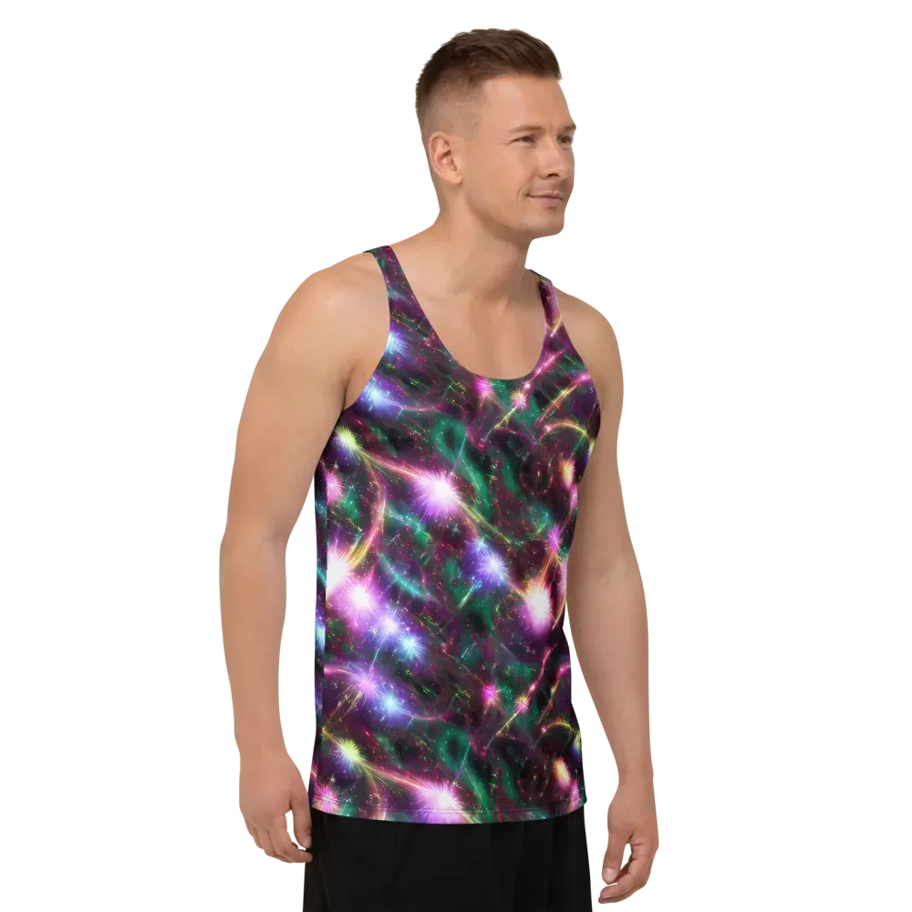 Astral Fireworks on Men's Tank Top — Right Front