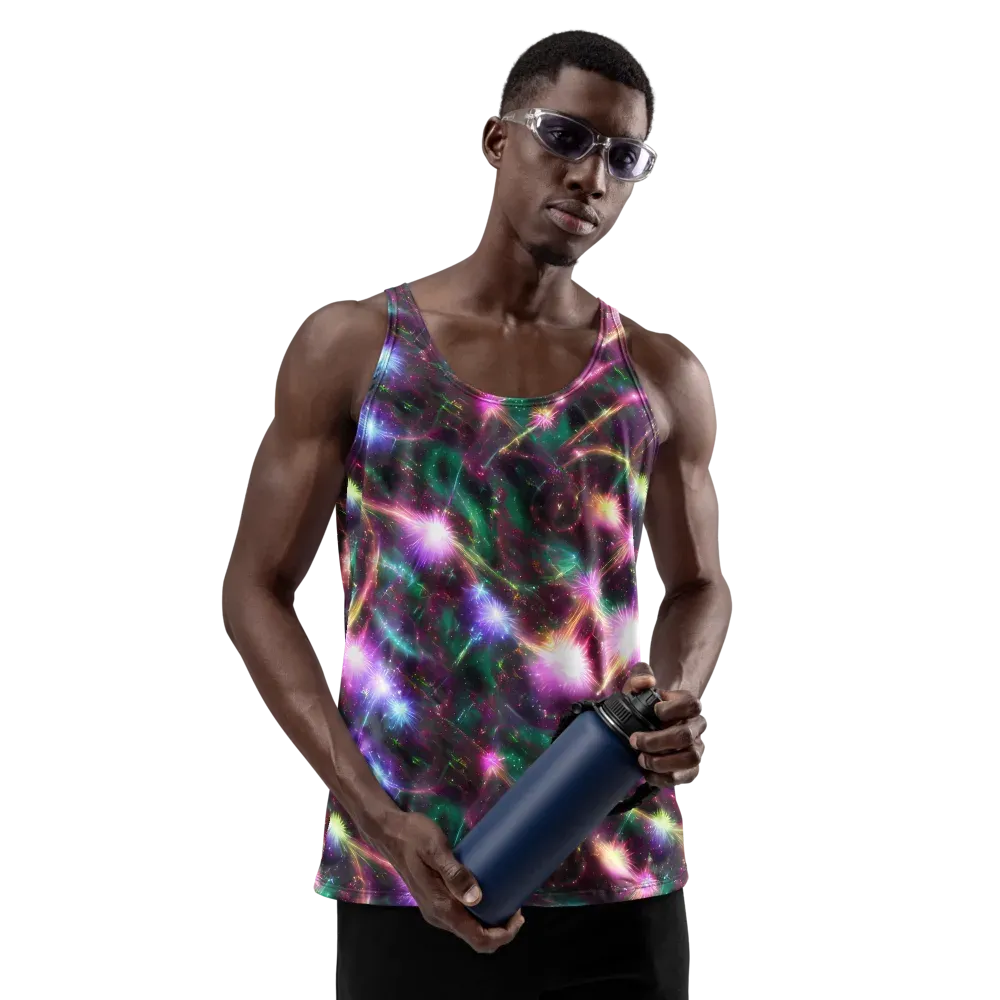 Astral Fireworks on Men's Tank Top — Front