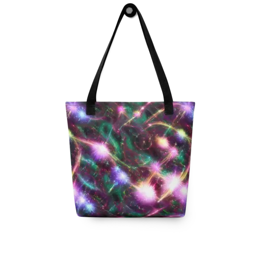 Astral Fireworks on a Tote Bag