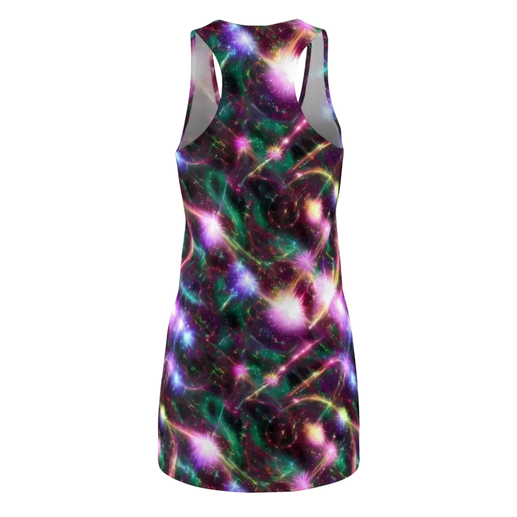 Astral Fireworks on Racerback Dress — Back
