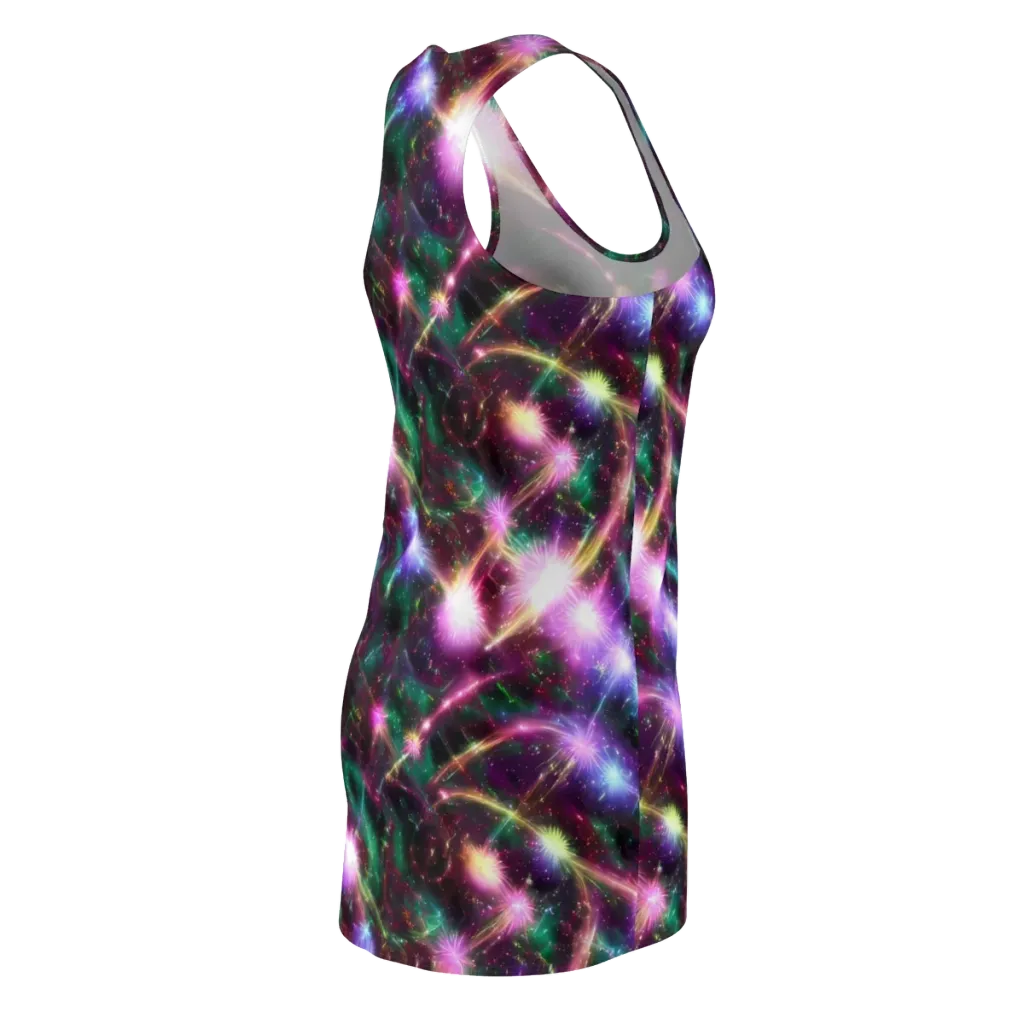 Astral Fireworks on Racerback Dress — Back Side