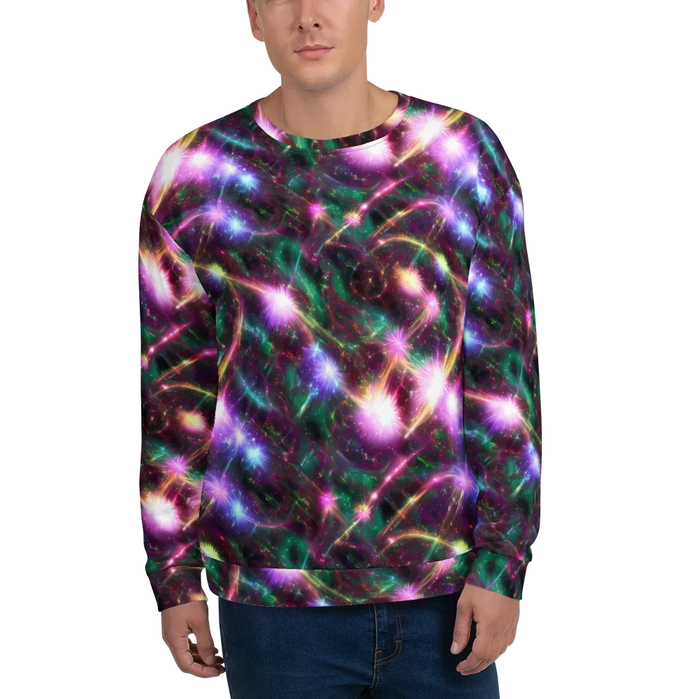 Astral Fireworks on Sweatshirt — Front
