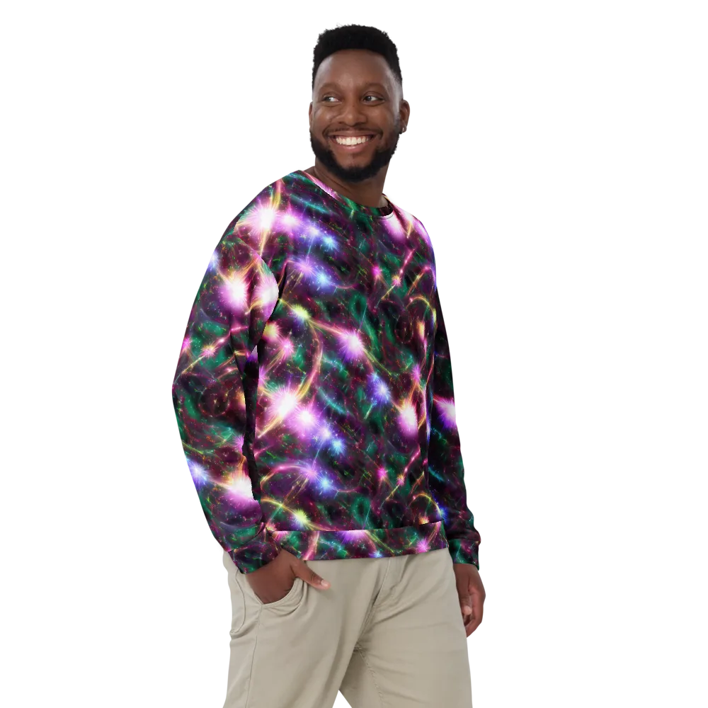 Astral Fireworks on Sweatshirt — Front