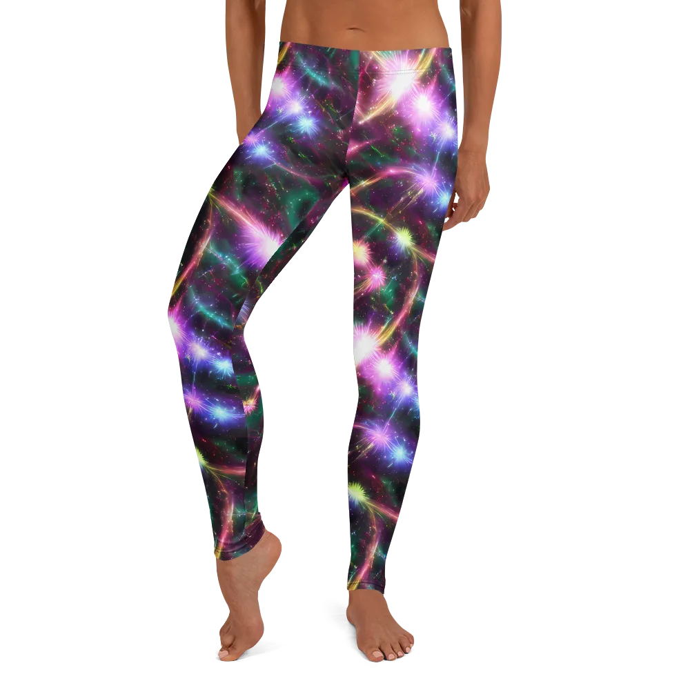 Astral Fireworks on Leggings — Front