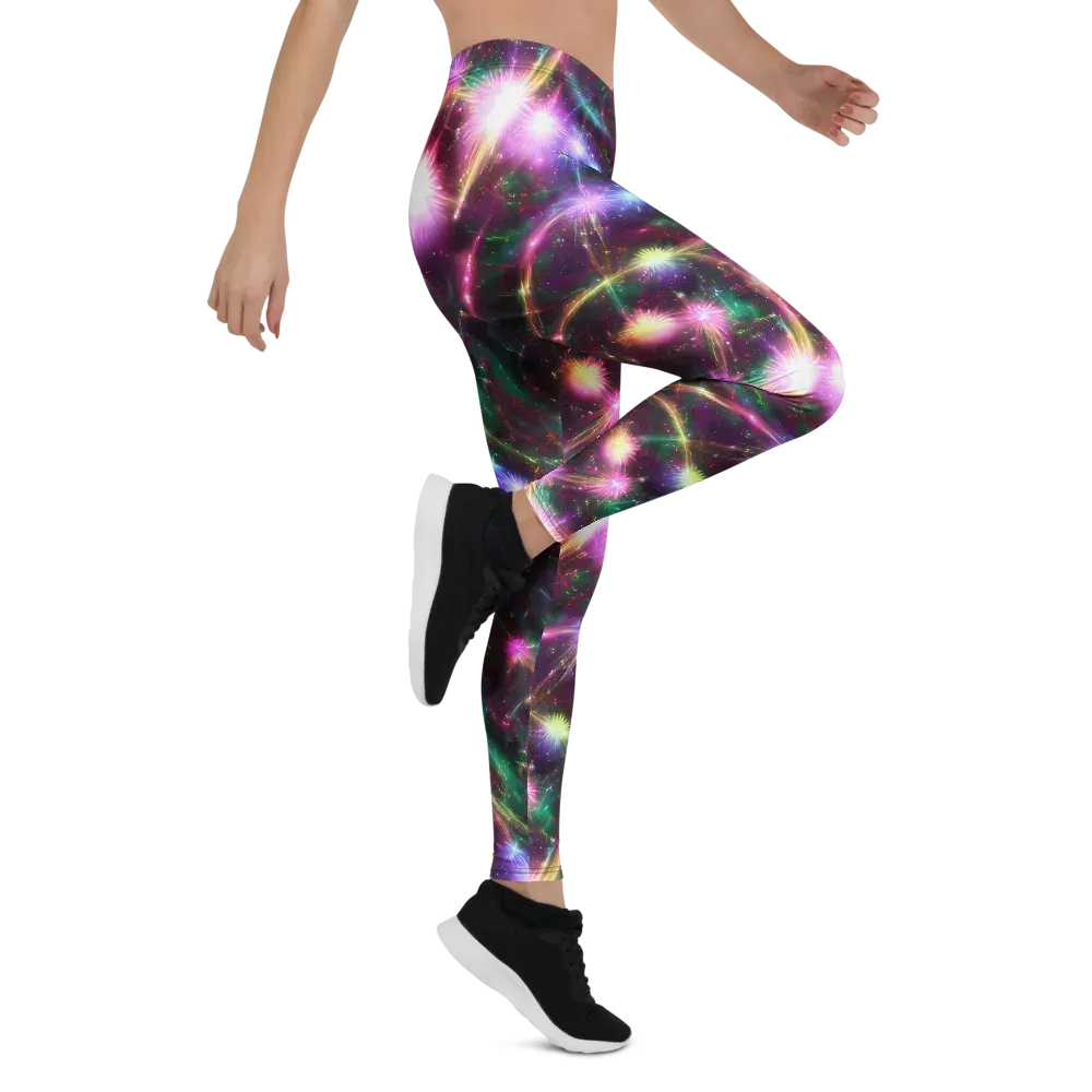 Astral Fireworks on Leggings — Right