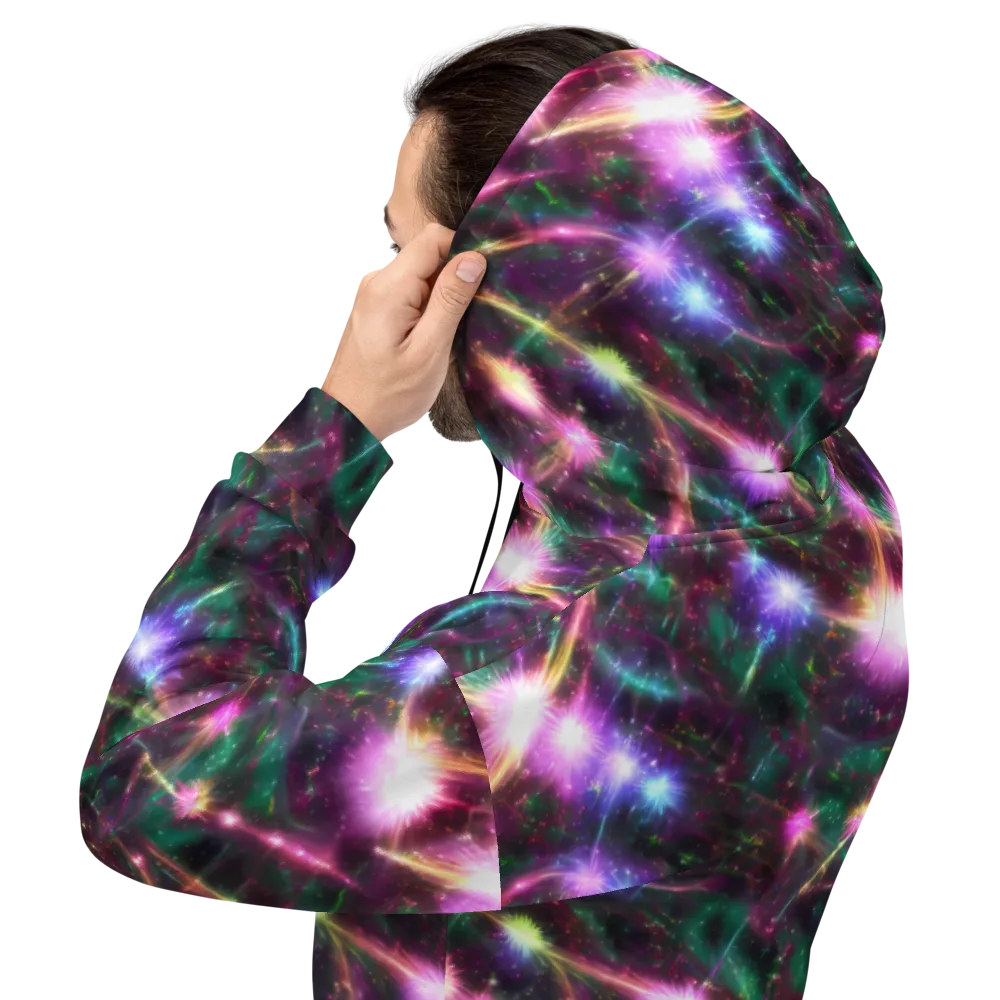 Astral Fireworks on Hoodie — Back