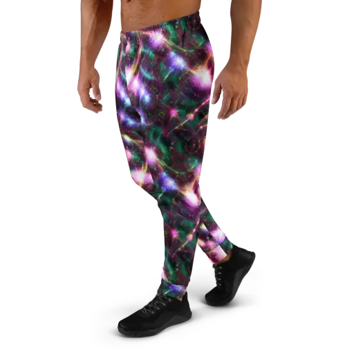 Astral Fireworks on a Men's Joggers