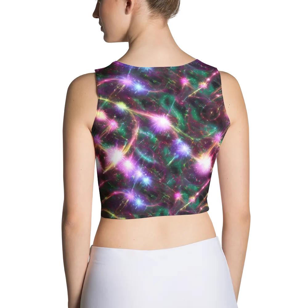 Astral Fireworks on Crop Top — Back