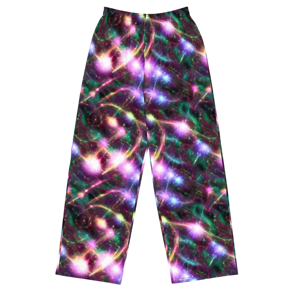 Astral Fireworks on Wide-Leg Pants — Front