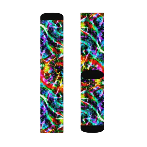 Cyber Kaleidoscope on a Socks