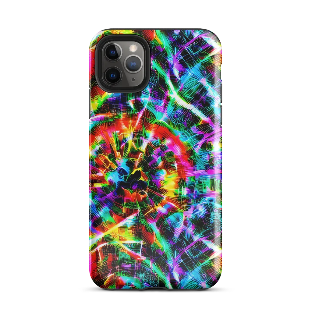 Cyber Kaleidoscope on Tough Case for iPhone® — Front