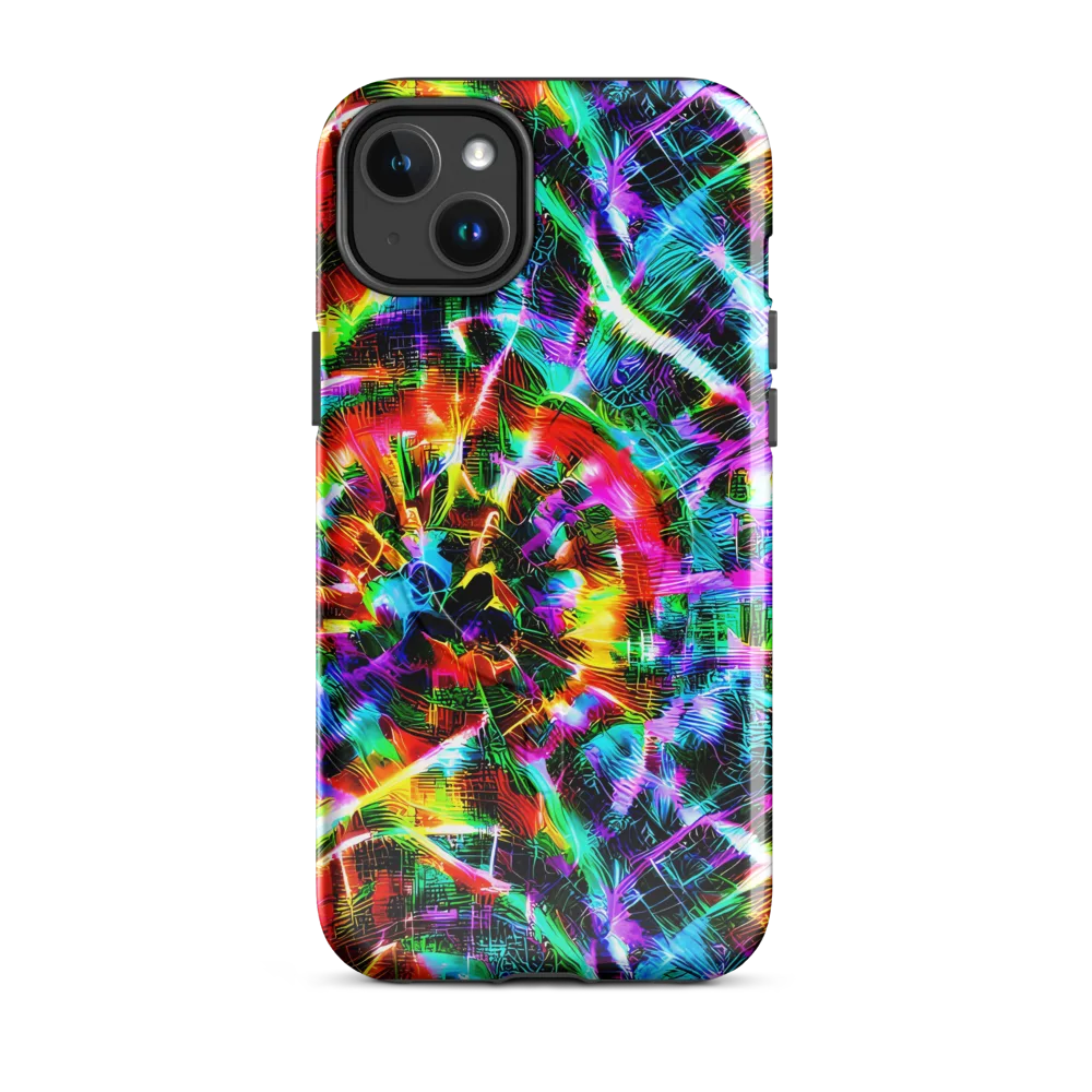 Cyber Kaleidoscope on MagSafe Tough Case for iPhone® — Front