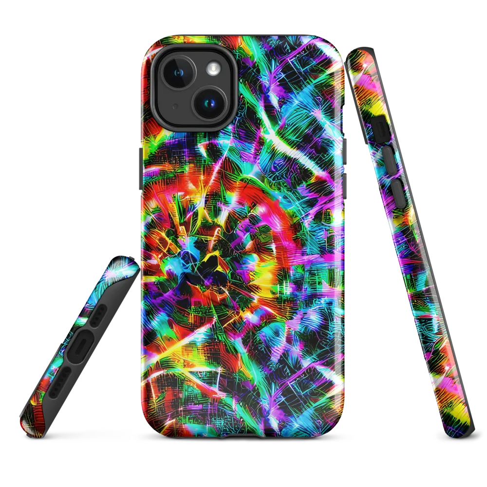 Cyber Kaleidoscope on MagSafe Tough Case for iPhone® — Front