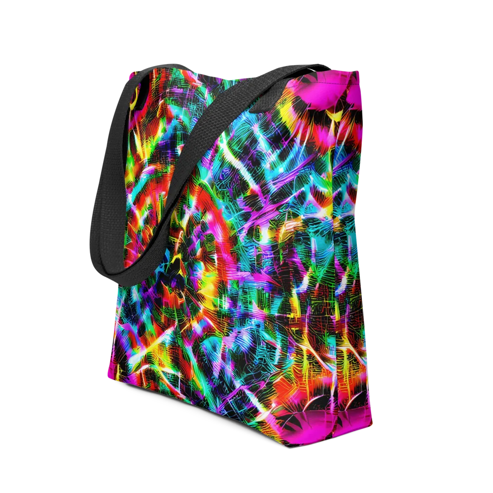 Cyber Kaleidoscope on Tote Bag — Front