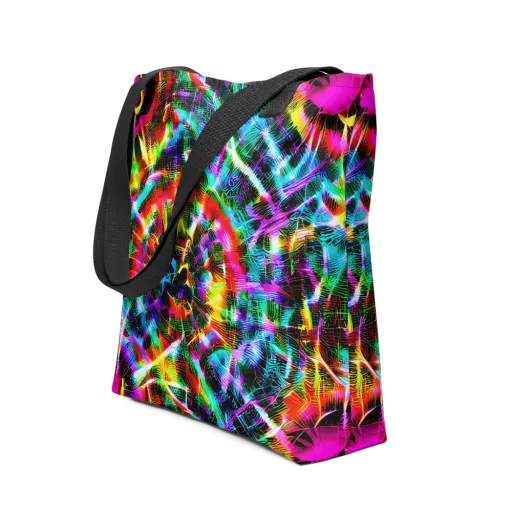 Cyber Kaleidoscope on a Tote Bag
