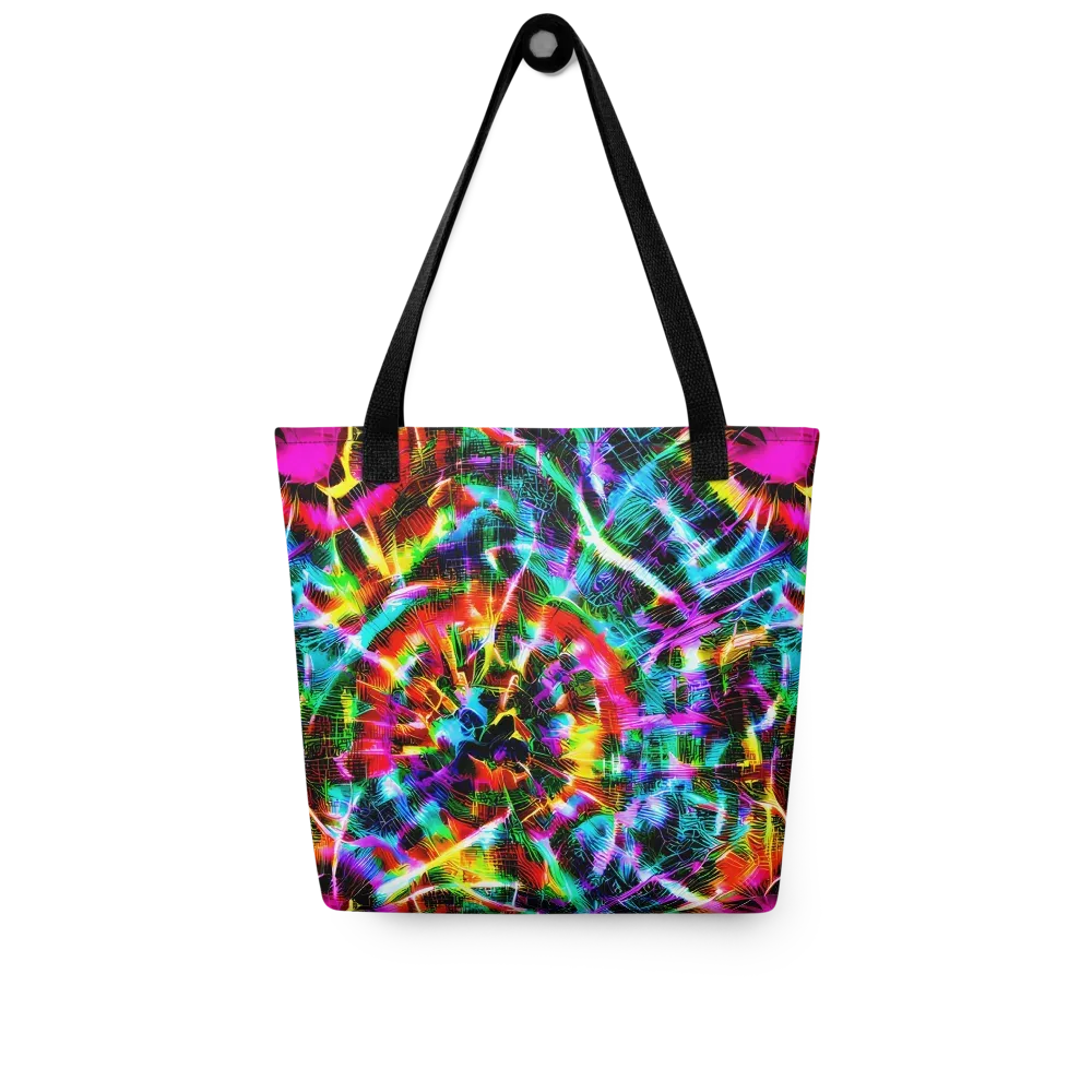 Cyber Kaleidoscope on Tote Bag — Front