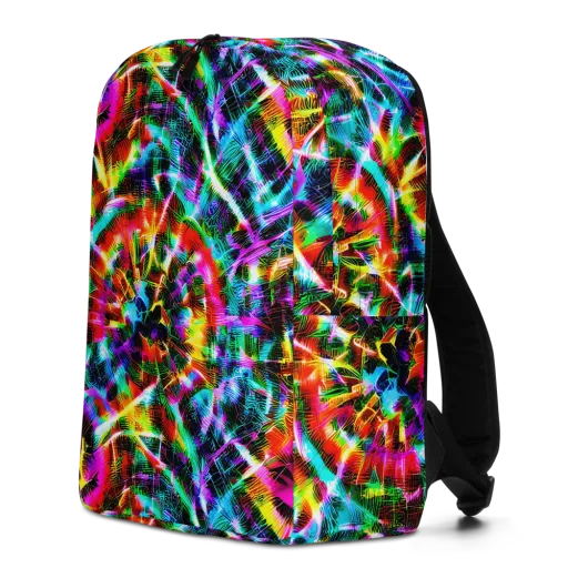 Cyber Kaleidoscope on a Minimalist Backpack