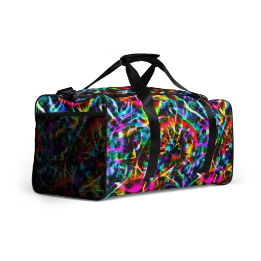 Cyber Kaleidoscope on a Duffle Bag