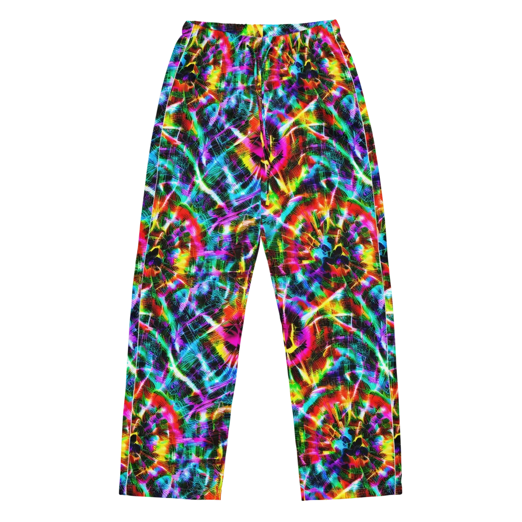 Cyber Kaleidoscope on Women's Pajama Pants — Front