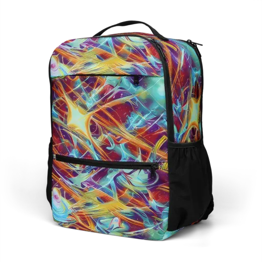Turquoise Emberglass on a Utility Backpack