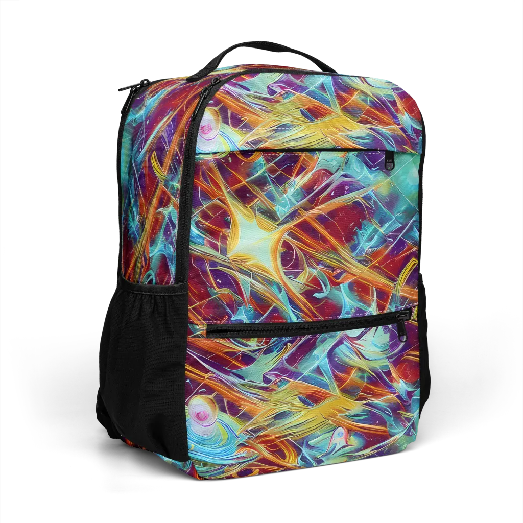 Turquoise Emberglass on Utility Backpack — Right Front