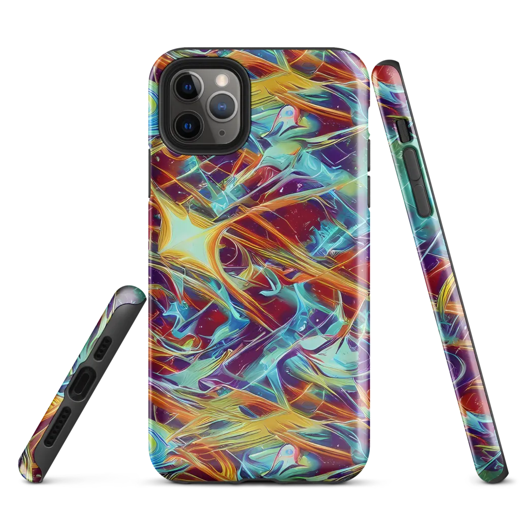 Turquoise Emberglass on Tough Case for iPhone® — Front