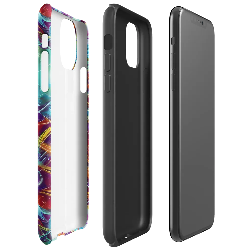 Turquoise Emberglass on Tough Case for iPhone® — Right