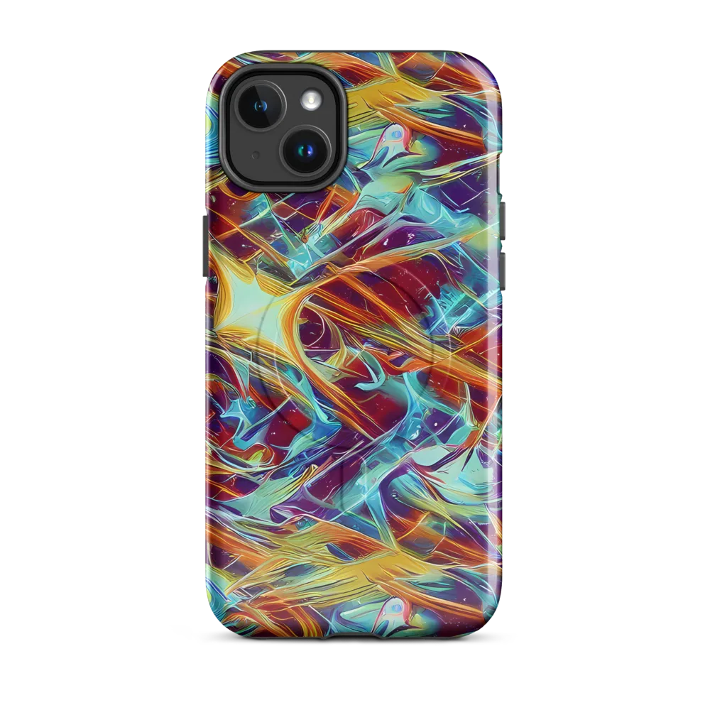 Turquoise Emberglass on MagSafe Tough Case for iPhone® — Front