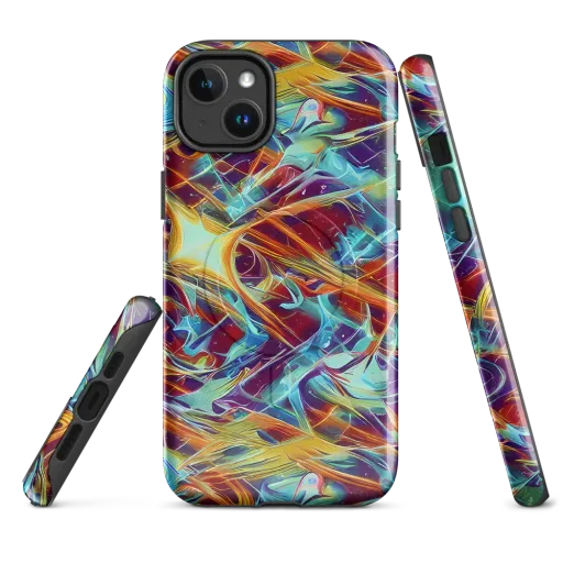 Turquoise Emberglass on a MagSafe Tough Case for iPhone®