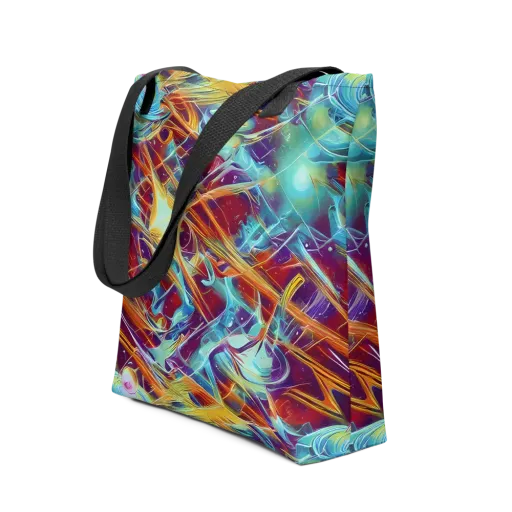 Turquoise Emberglass on a Tote Bag