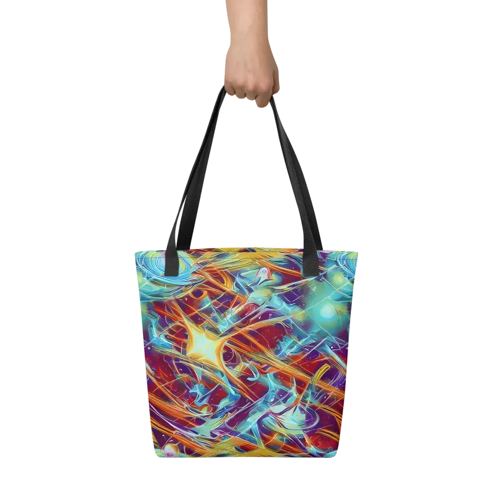 Turquoise Emberglass on Tote Bag — Front