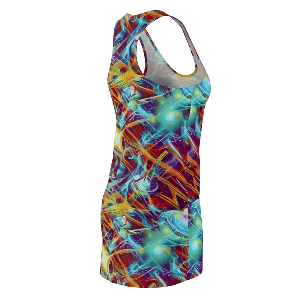 Turquoise Emberglass on Racerback Dress — Back Side