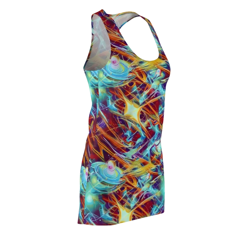 Turquoise Emberglass on Racerback Dress — Front Side
