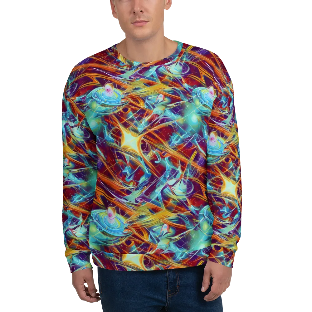 Turquoise Emberglass on Sweatshirt — Front