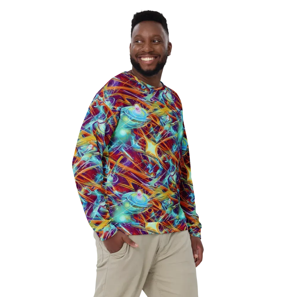 Turquoise Emberglass on Sweatshirt — Front