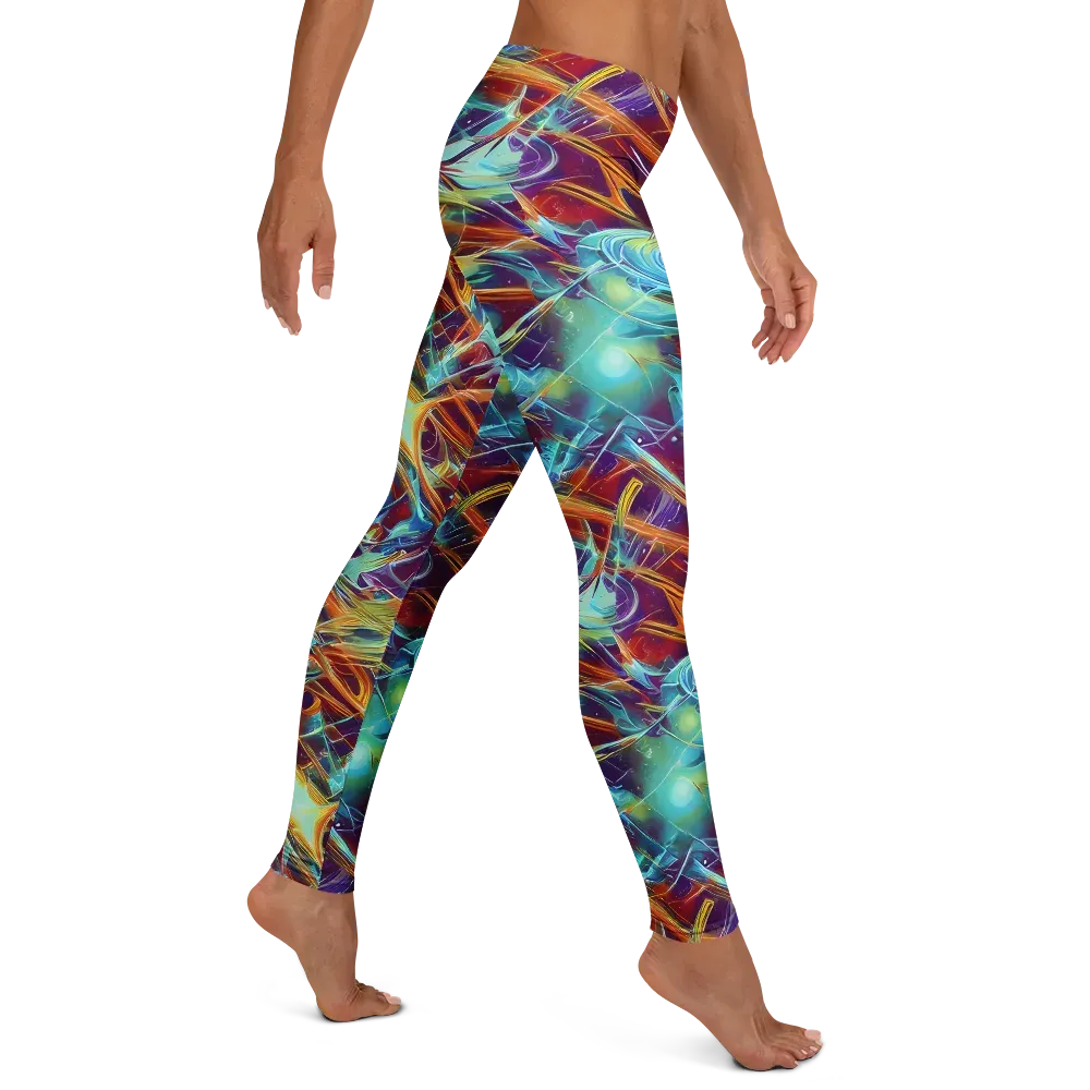 Turquoise Emberglass on Leggings — Right