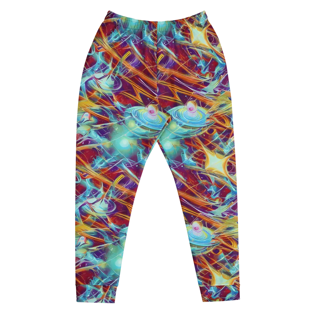 Turquoise Emberglass on Men's Joggers — Front