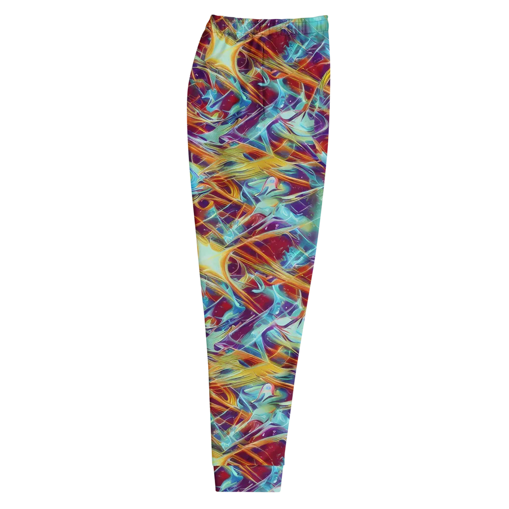Turquoise Emberglass on Men's Joggers — Right