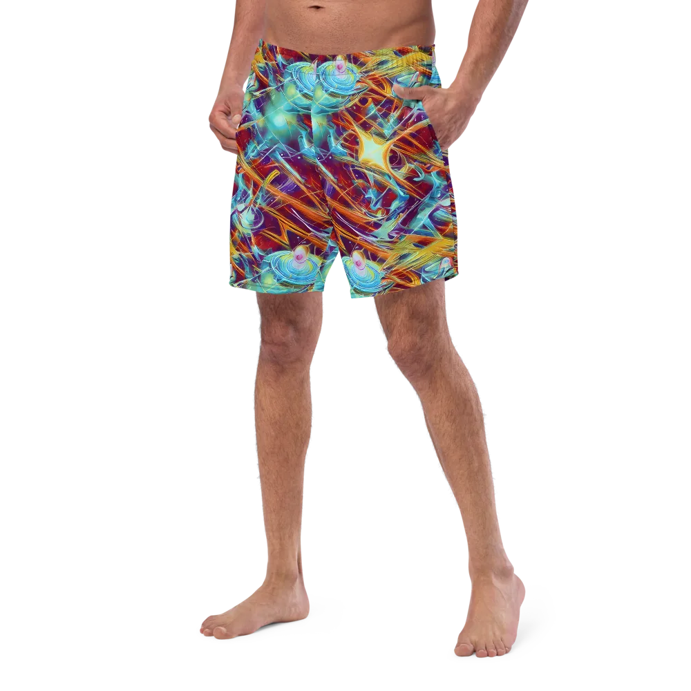 Turquoise Emberglass on Swim Trunks — Left Front