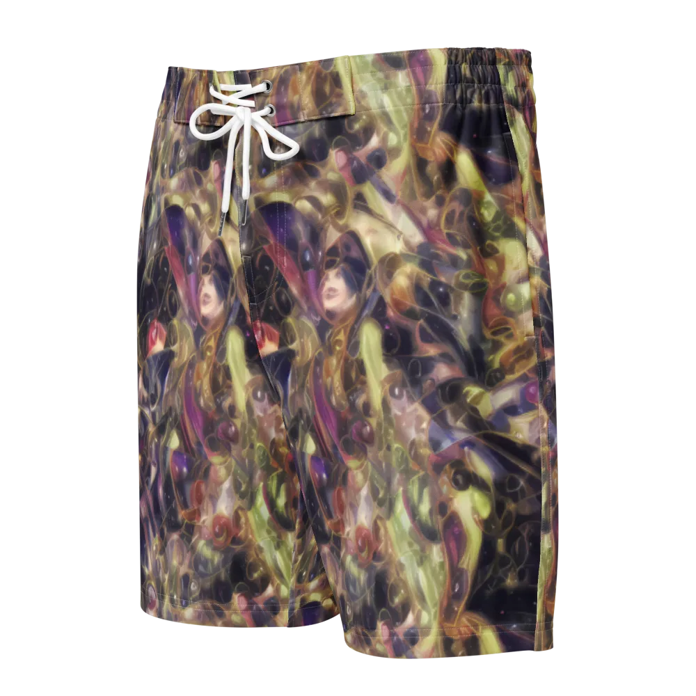 Galactic Drapery on Men's Board Shorts — Front