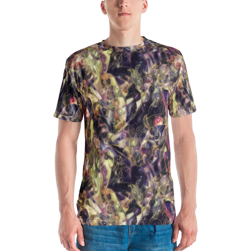 Galactic Drapery on Men's Crew Neck T-Shirt — Front