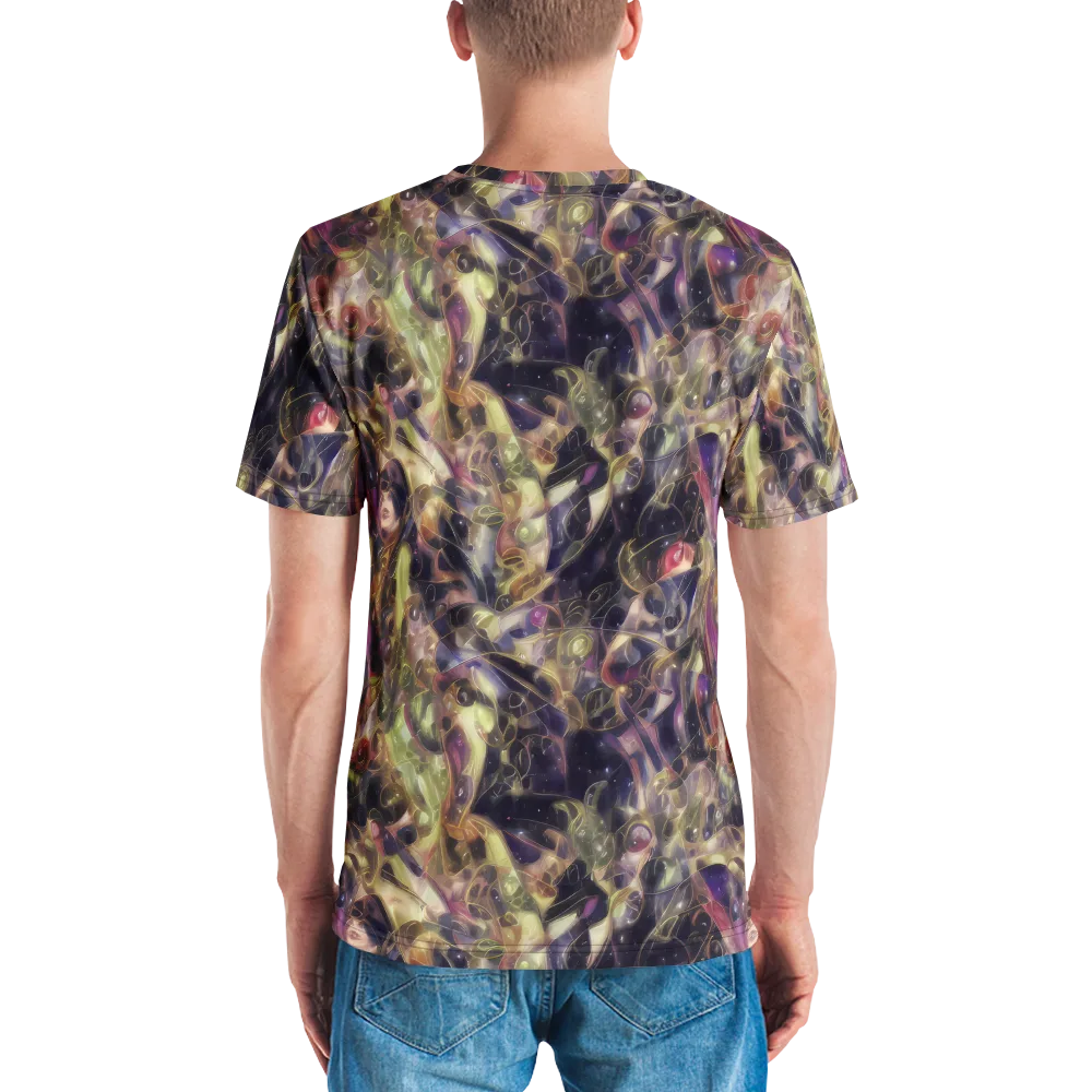 Galactic Drapery on Men's Crew Neck T-Shirt — Back